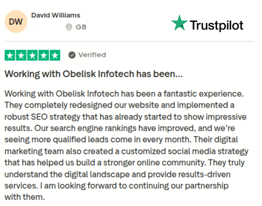 Trustpilot review