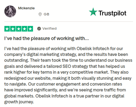 Trustpilot review